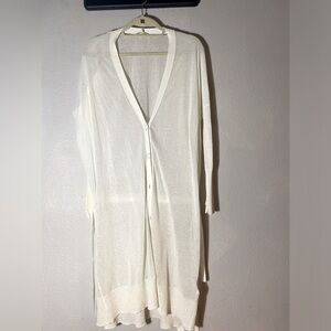Rag & Bone Sheer White Cover Up